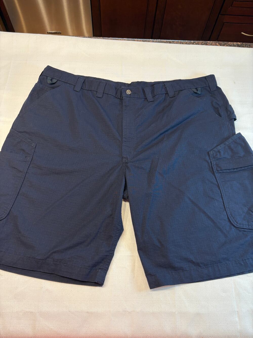 Carhartt Men's Navy Ripstop Shorts Big and Tall Size 48